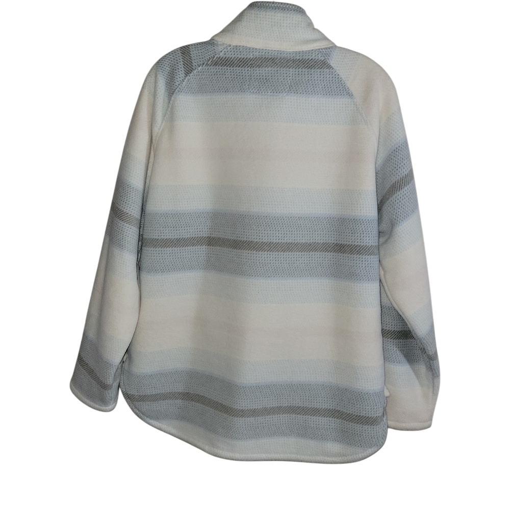 JACHS Girlfriend New York Fleece Pullover Large Ombre NWT - Picture 4 of 8